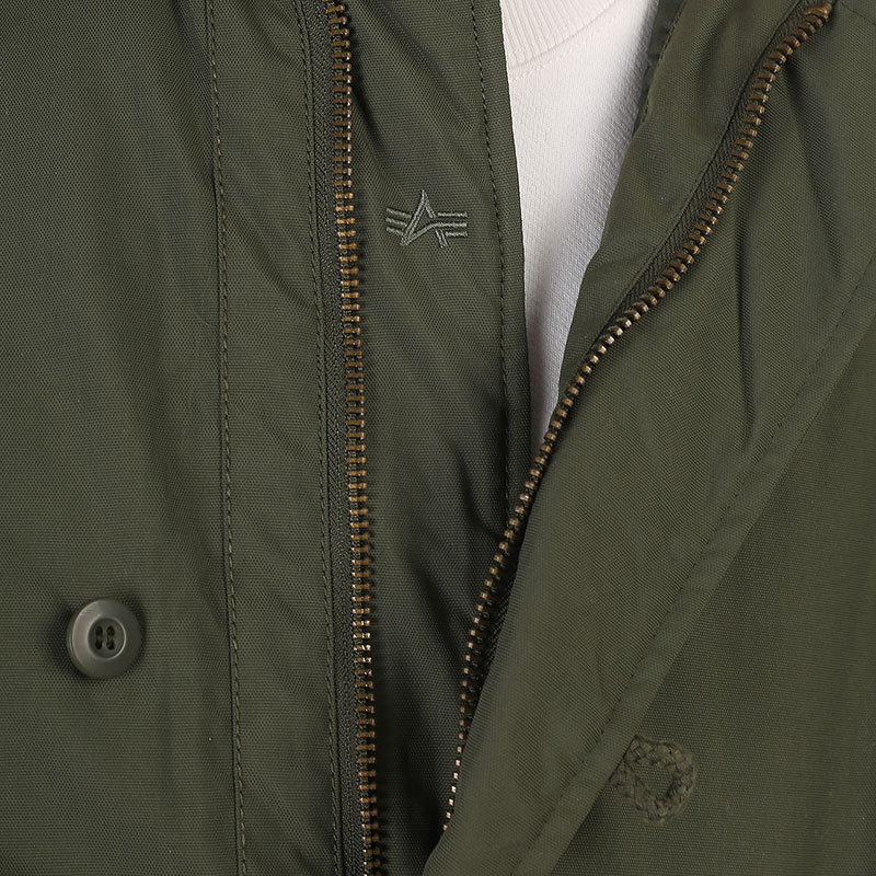 Мужская куртка Alpha Industries Deck Jacket (MJD51500C1 dark green)  - цена, описание, фото 6